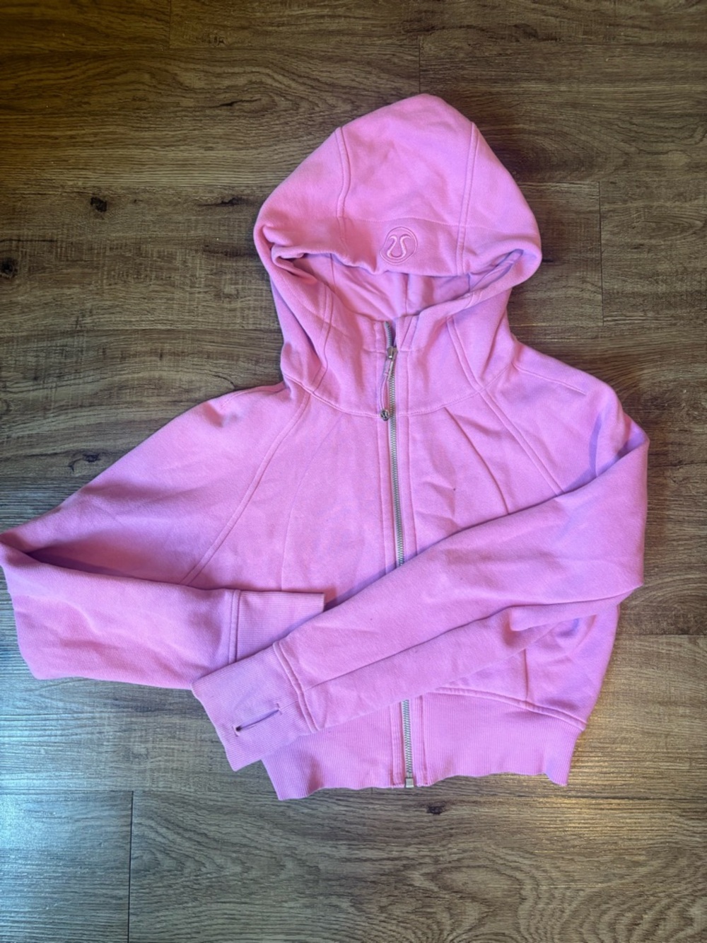 lululemon athletica pink Full-Zip scuba Hoodie